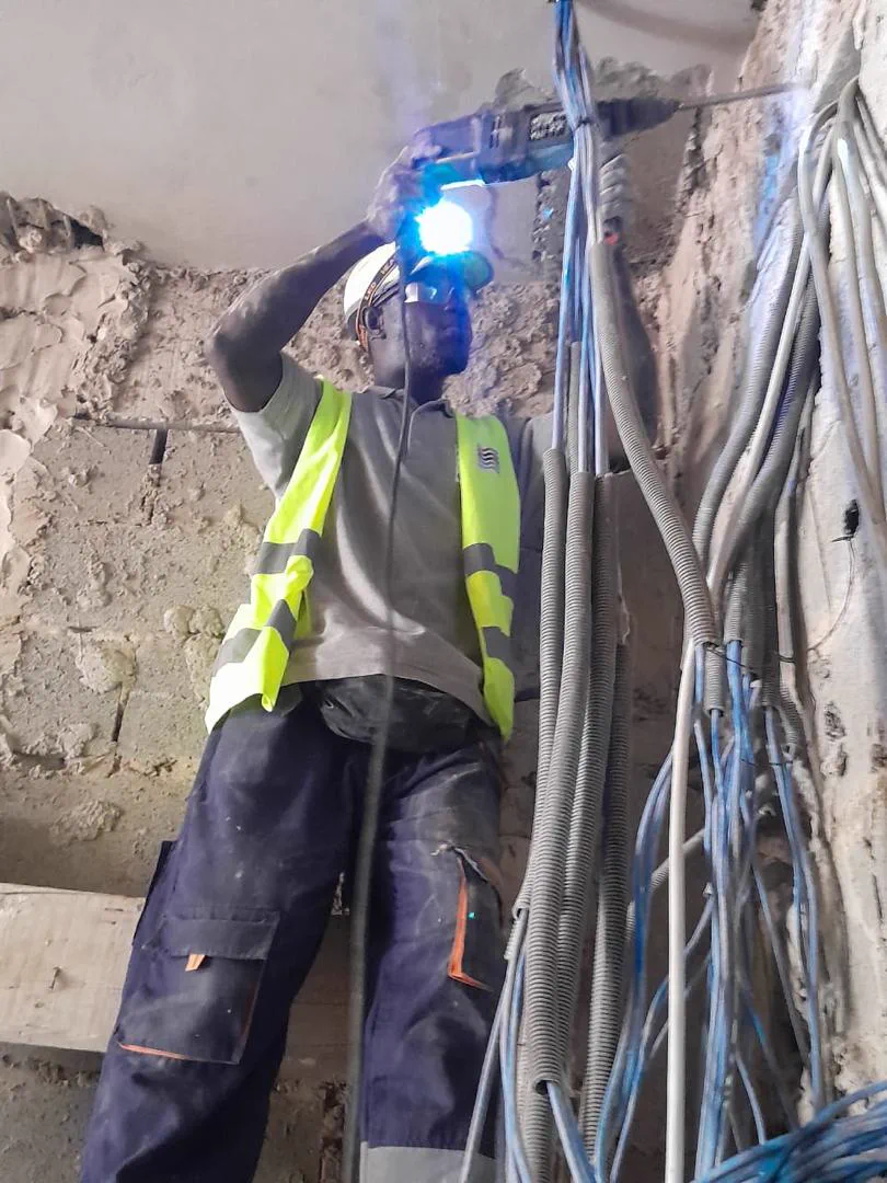 Infrastructure électrique pour un établissement professionnel
