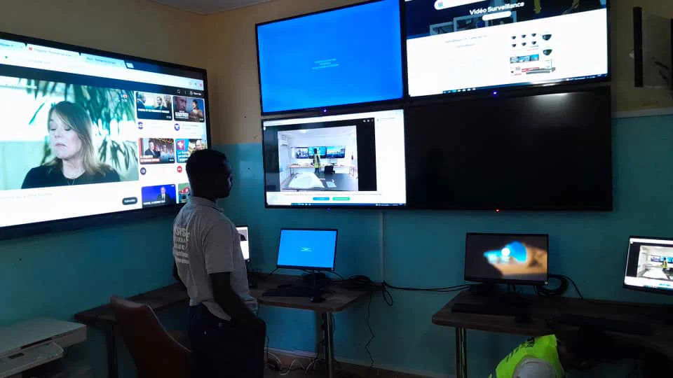 Vidéosurveillance pour un centre commercial